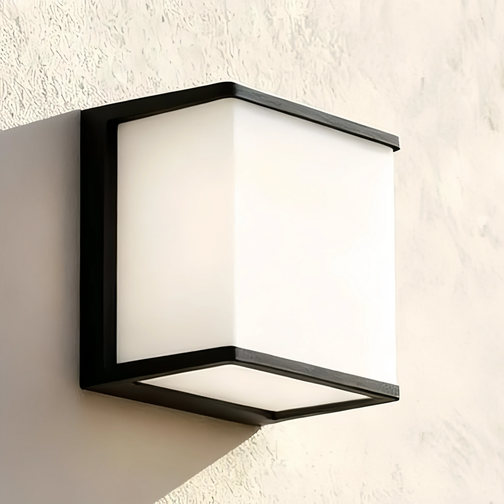 Modern Solar LED Outdoor Wall Lamp – Waterproof Sensor Light for Courtyard - Flindria