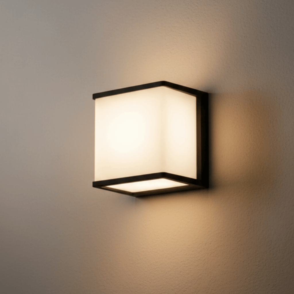 Modern Solar LED Outdoor Wall Lamp – Waterproof Sensor Light for Courtyard - Flindria