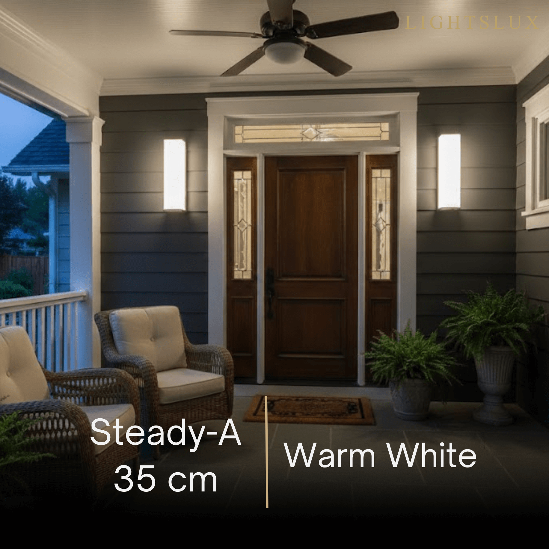 Modern Solar LED Outdoor Wall Lamp – Waterproof Sensor Light for Courtyard - Flindria