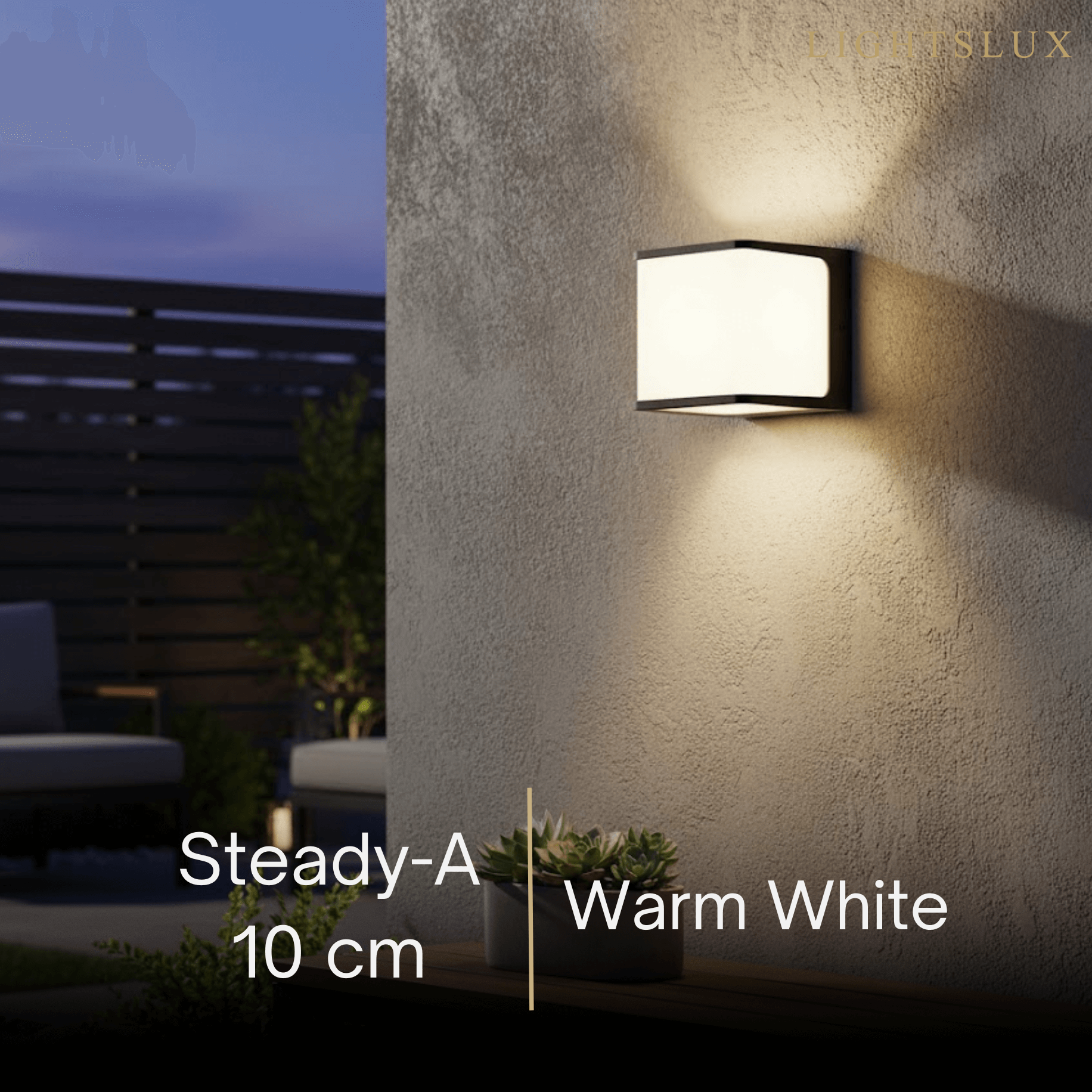 Modern Solar LED Outdoor Wall Lamp – Waterproof Sensor Light for Courtyard - Flindria
