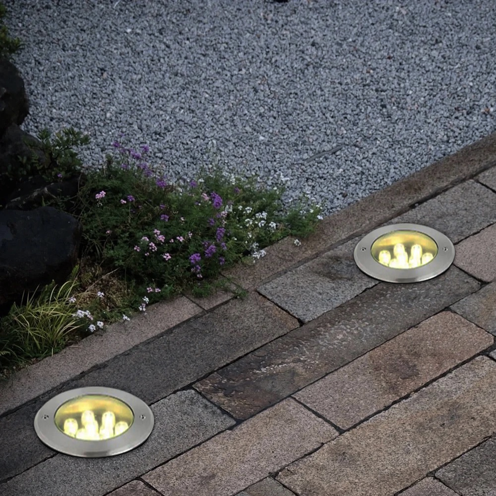 Luz de escalón de cubierta en columna minimalista – Metal/vidrio negro para exterior - Flindria