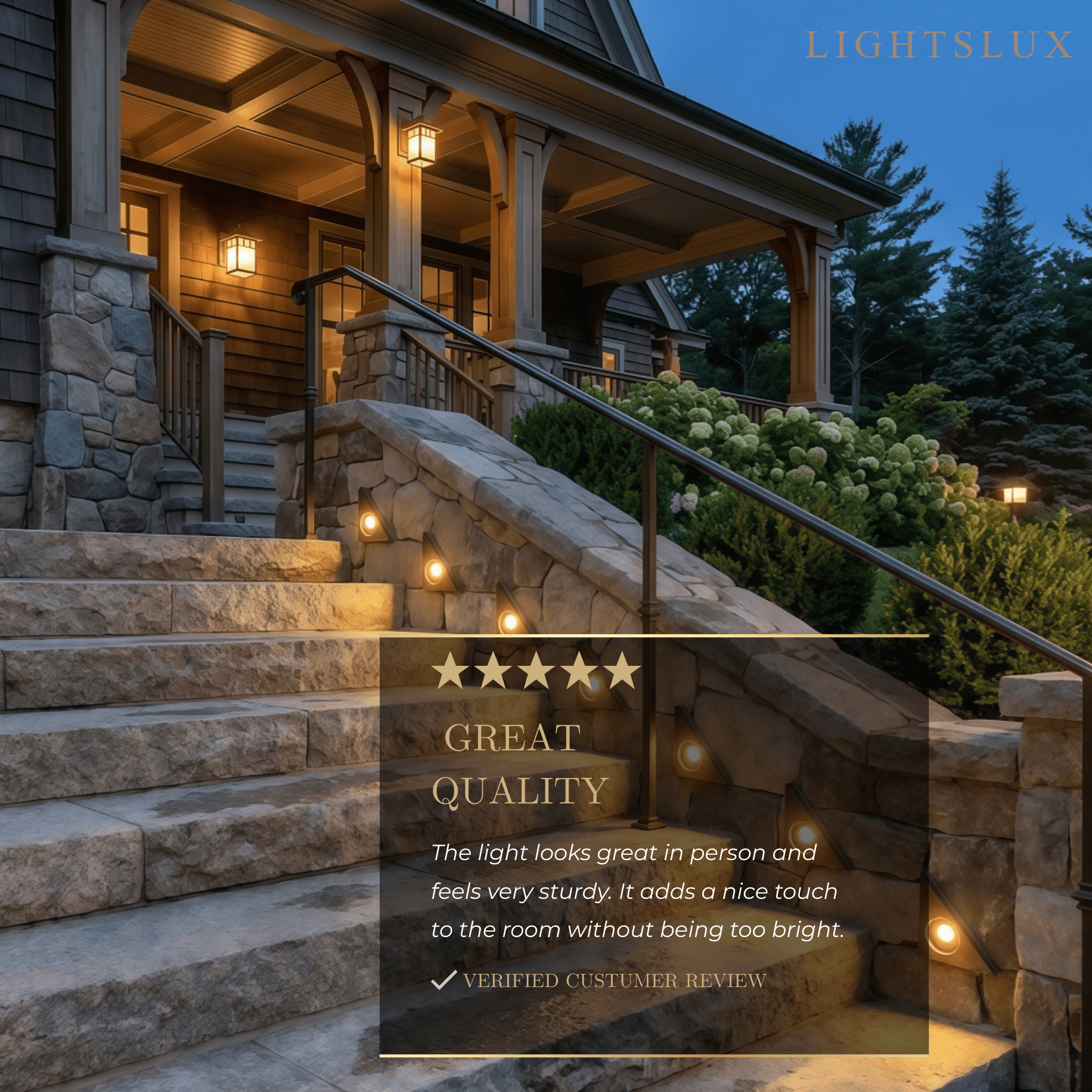 Luz de escalera exterior triangular moderna – lámpara de cubierta negra con sensor de movimiento - Flindria