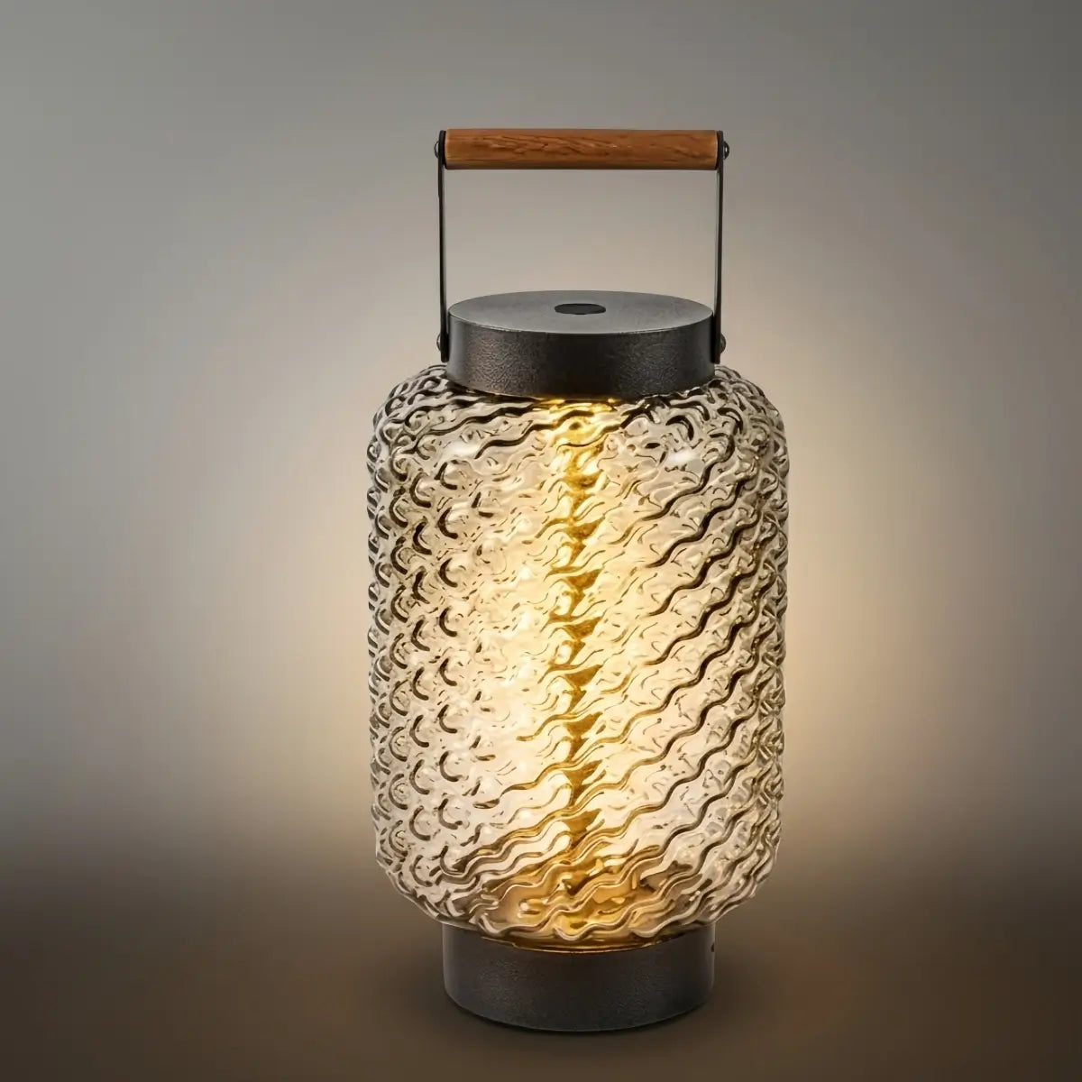 Vintage utendørs gulvlampe - svart metallhette design for hage og uteplass - Flindria