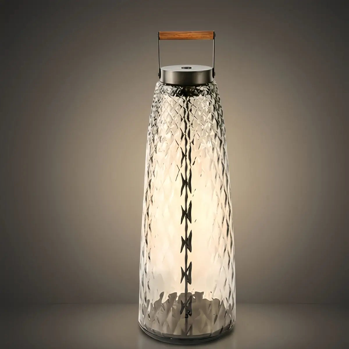 Vintage utendørs gulvlampe - svart metallhette design for hage og uteplass - Flindria