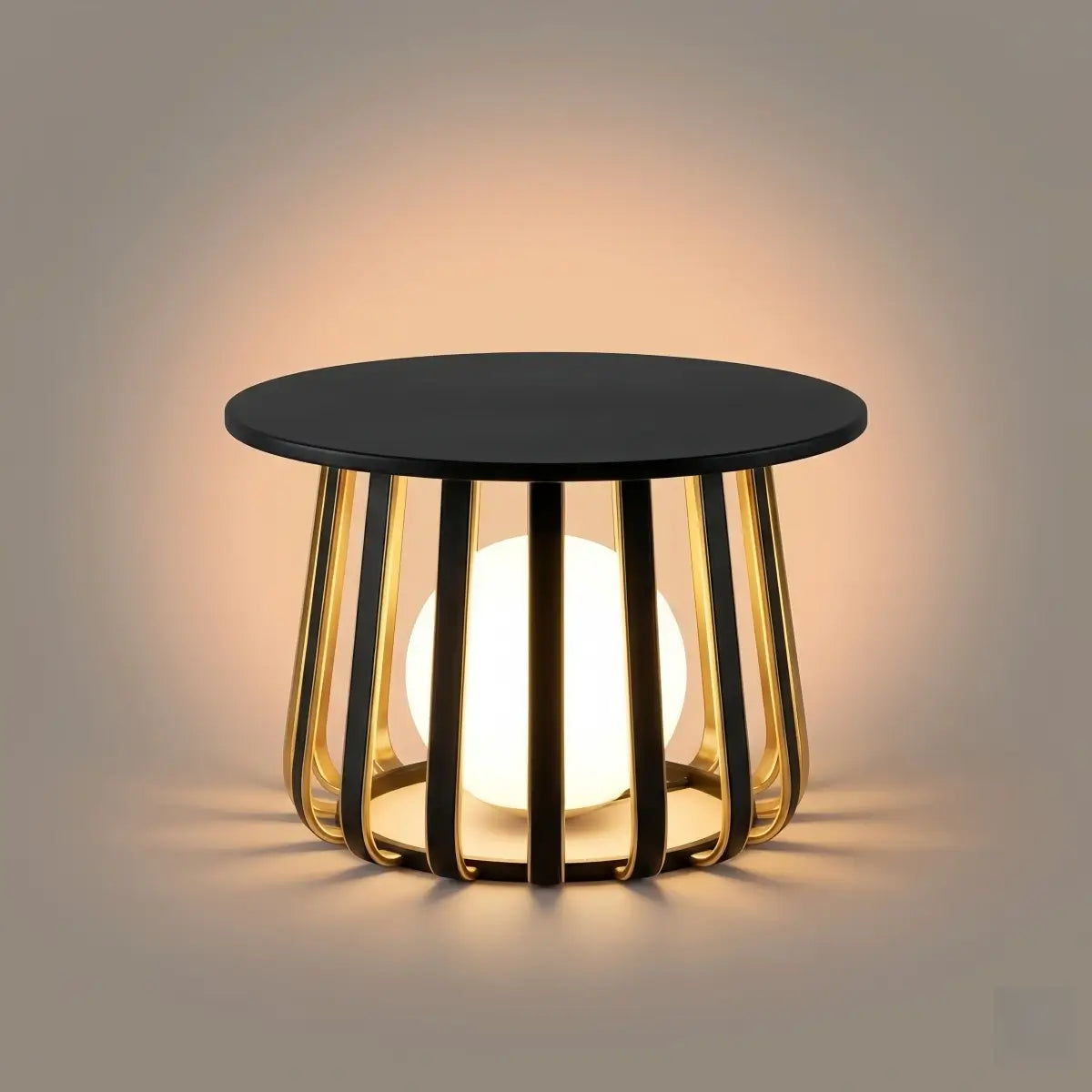 Lampe solaire moderne sur pied extérieure - Noir étanche pour patio/jardin - Flindria