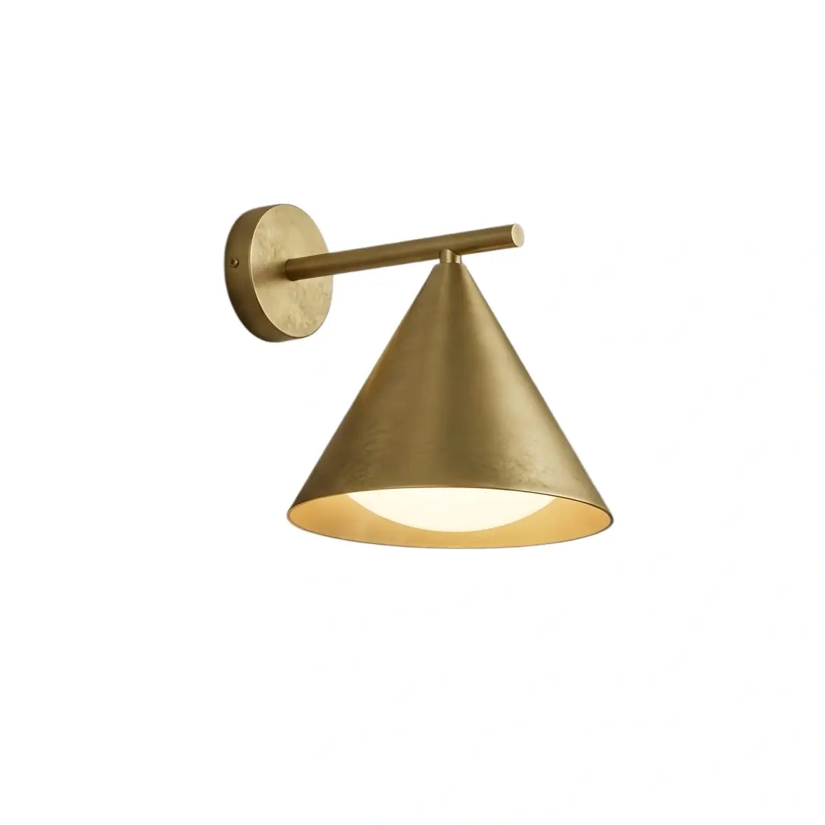 Lámpara de pared exterior cónica minimalista – Luz de metal negro para pared exterior - Flindria