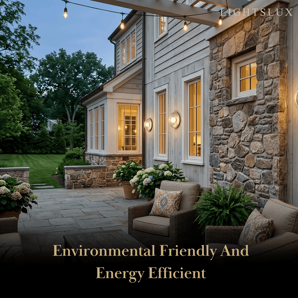 Modern Outdoor Wall Lamp - Clear Glass & Metal Round Design for Garden - Flindria