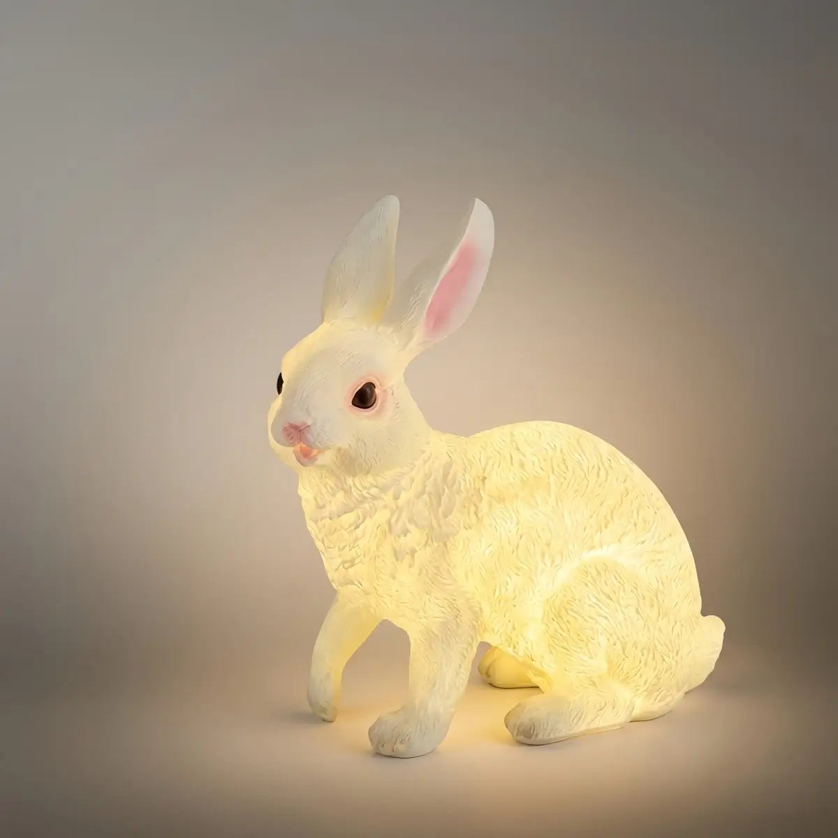 Easter Bunny Outdoor Light – Cute Sitting & Carrot Bunny Garden Lamp - Flindria