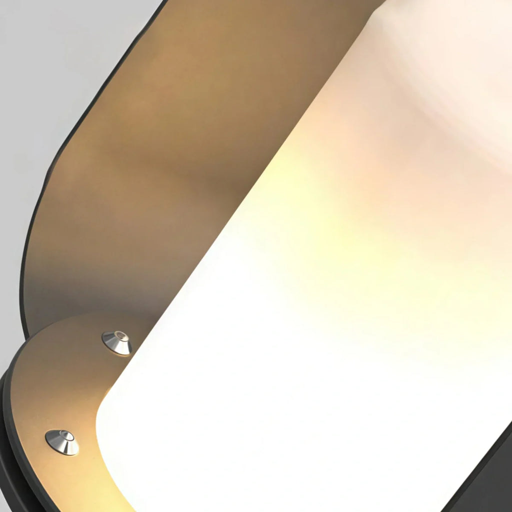 Moderní přenosná stojací lampa - dobíjecí venkovní světlo v barvě káva/šedá - Flindria