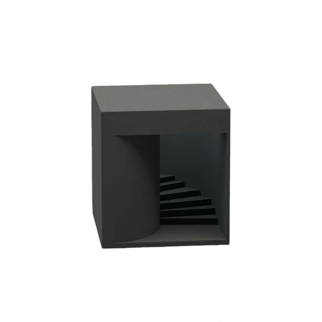 Modern Outdoor Floor Lamp - Black Metal Rectangular Design for Garden & Patio - Flindria