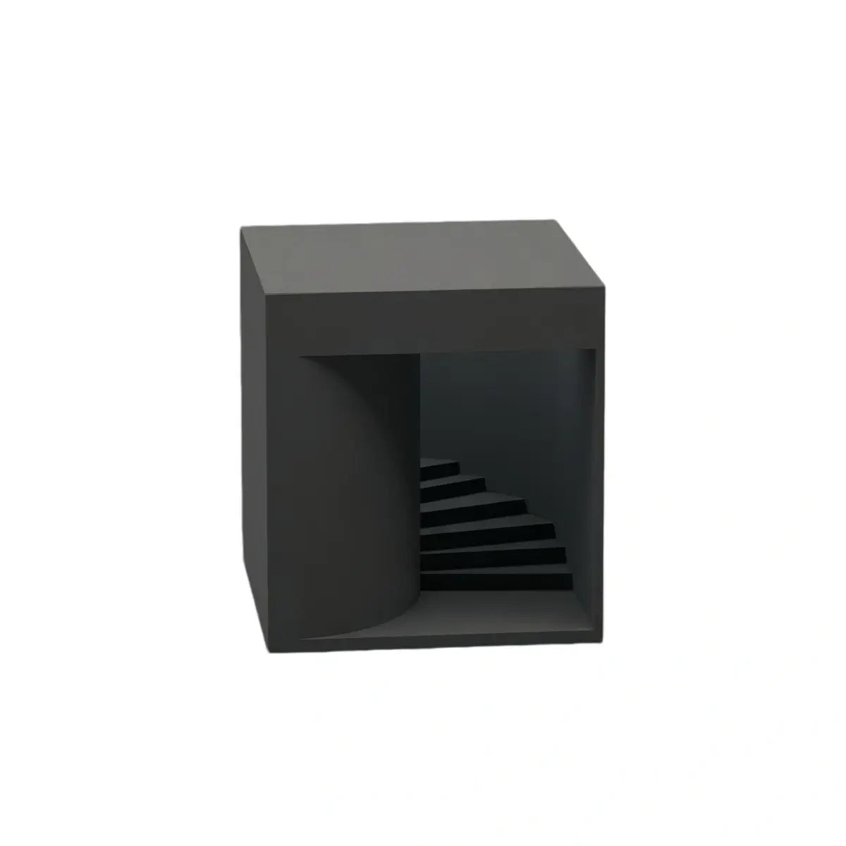 Modern Outdoor Floor Lamp - Black Metal Rectangular Design for Garden & Patio - Flindria