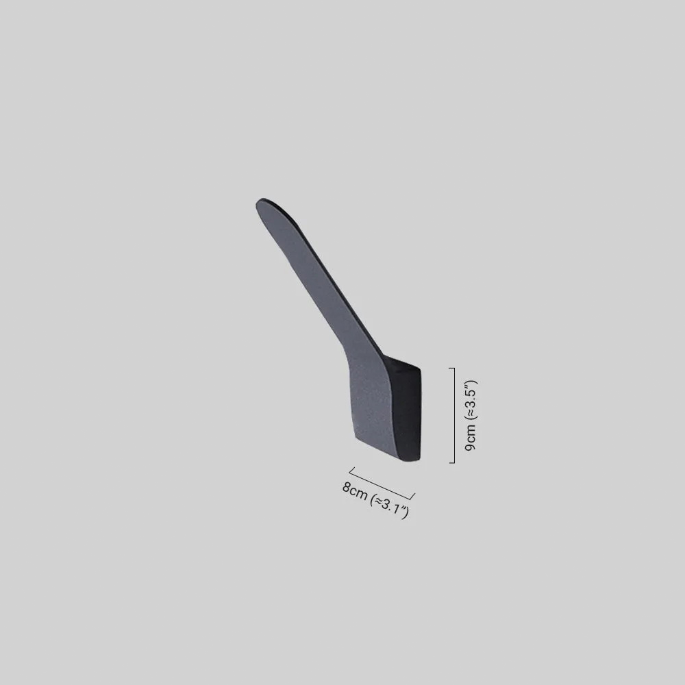 Modern Tilted Linear Outdoor Wall Lamp – Black Metal Light for Exterior Walls - Flindria