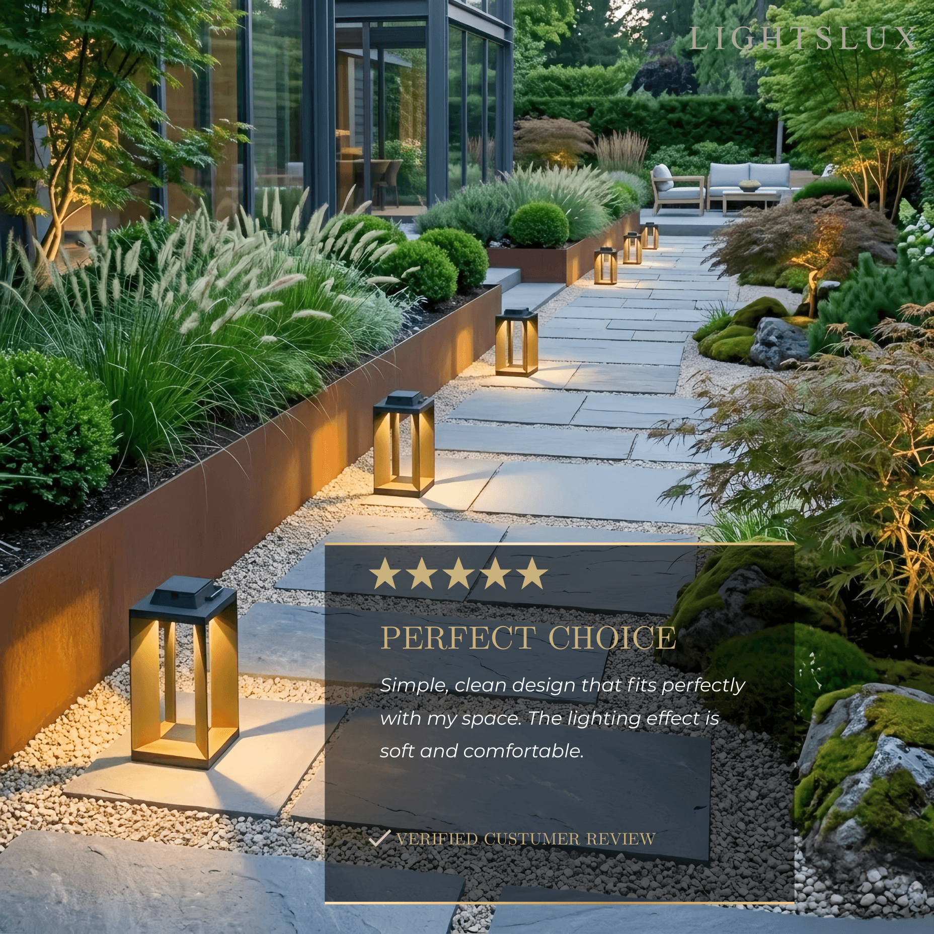 Lampadaire extérieur moderne - Métal noir design cylindrique pour jardin - Flindria