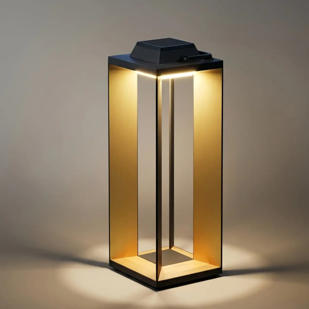 Lampadaire extérieur moderne - Métal noir design cylindrique pour jardin - Flindria