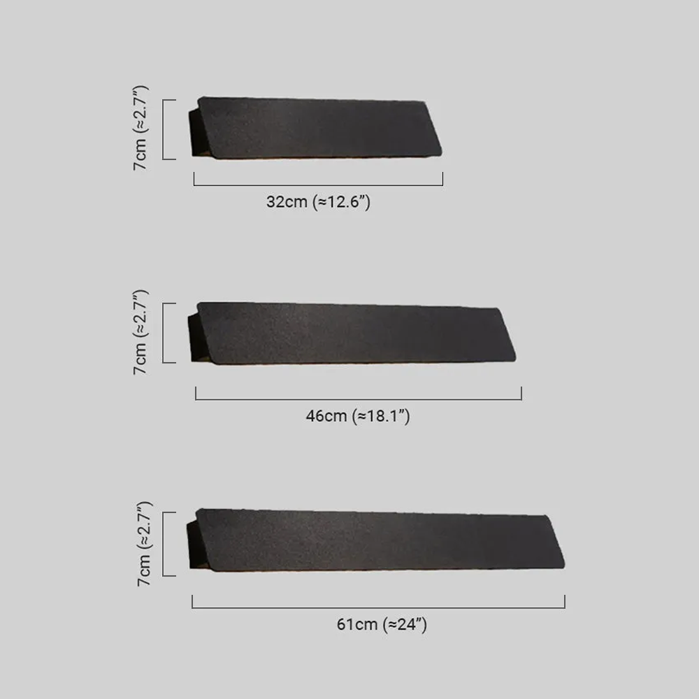 Modern Outdoor Wall Lamp - White/Black Metal Rectangular Design for Garden - Flindria