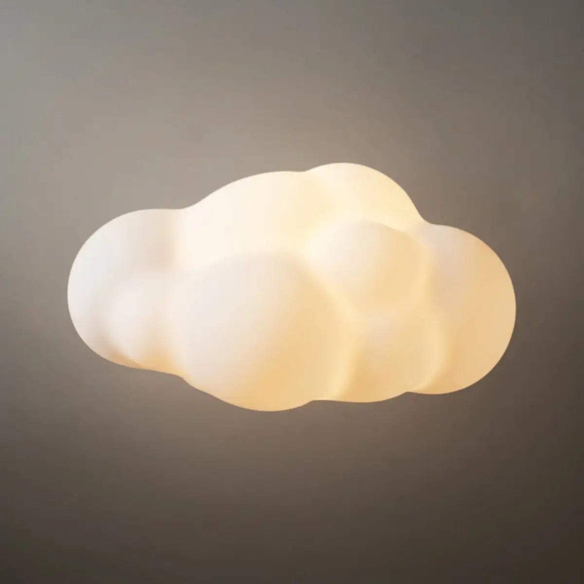 Art Deco Pathway Lights - White Acrylic Cloud Design for Patio & Garden - Flindria