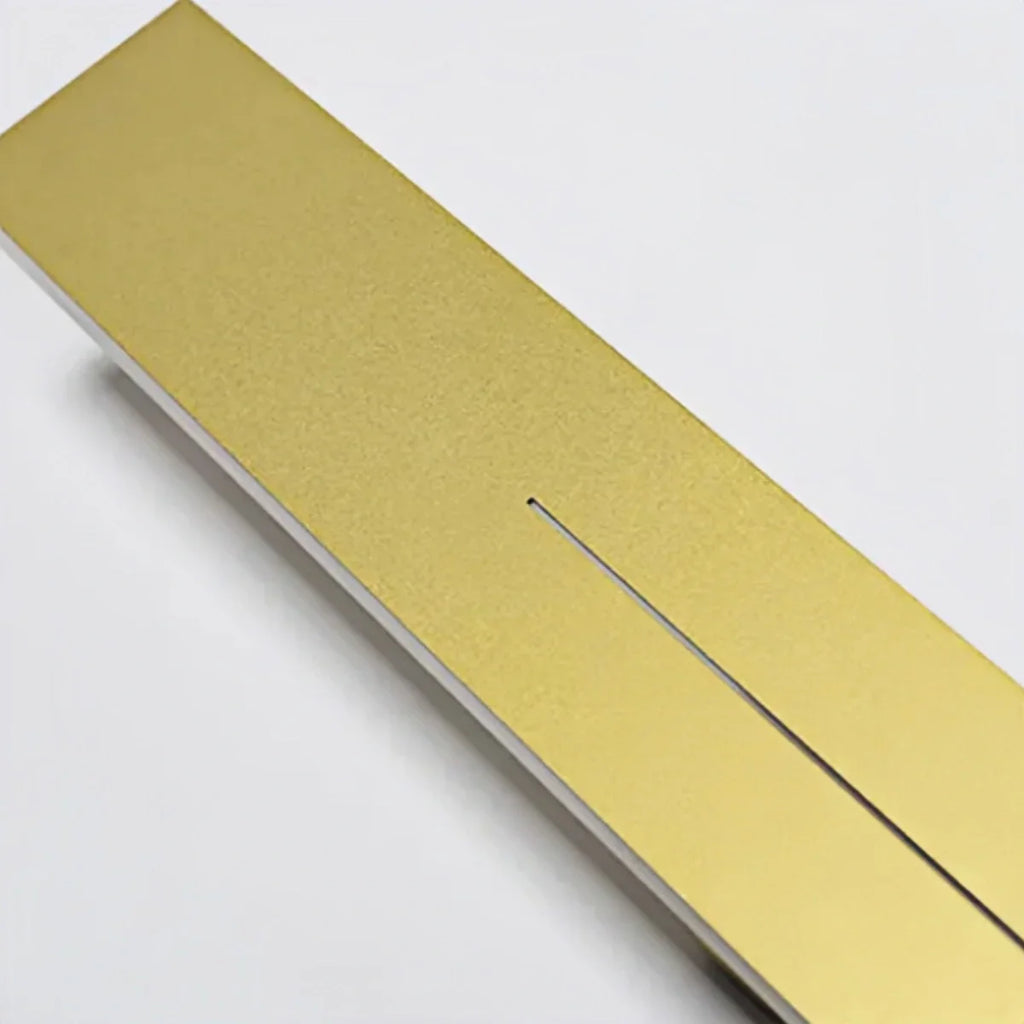 Minimalist LED Wall Lamp – Black/Gold for Bedroom - Flindria