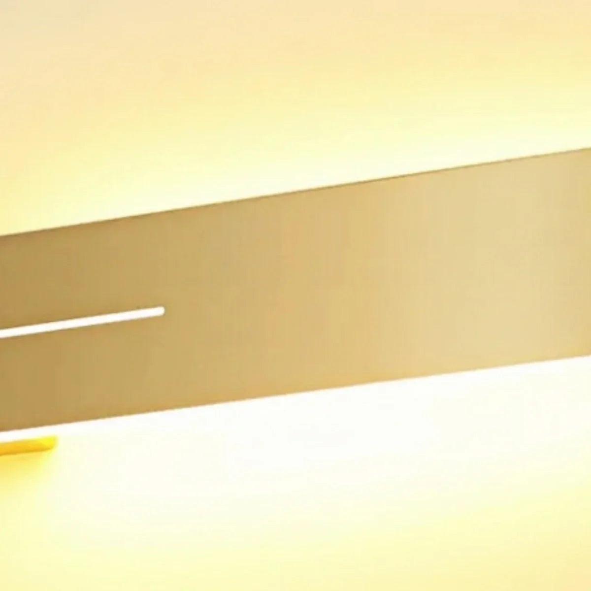 Minimalist LED Wall Lamp – Black/Gold for Bedroom - Flindria