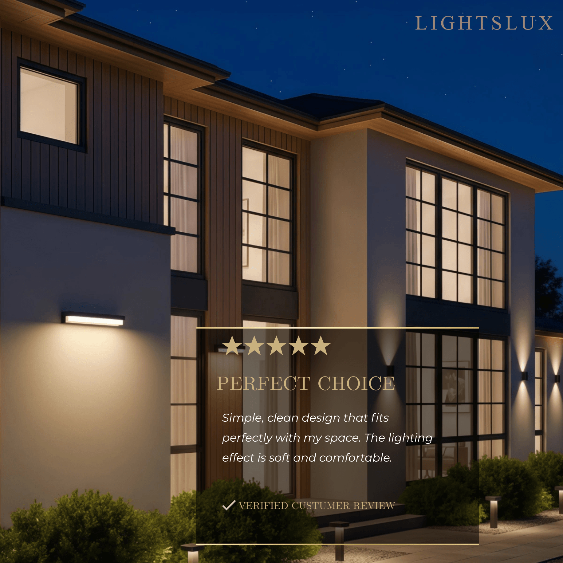 Modern Solar Linear Outdoor Wall Lamp – Metal & Acrylic Light for Exterior Walls - Flindria