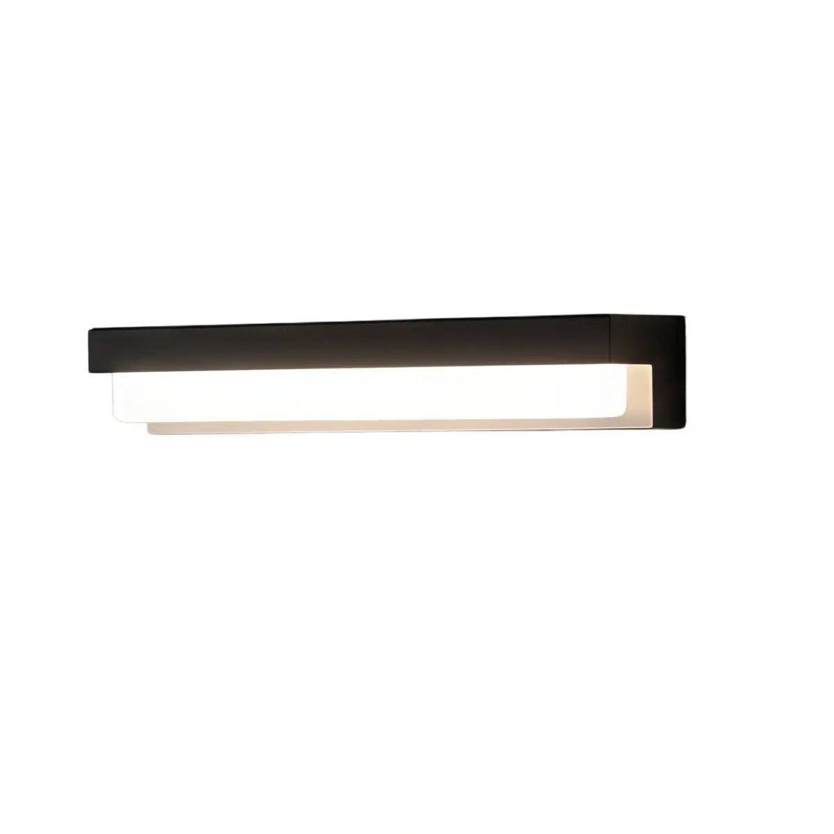 Modern Solar Linear Outdoor Wall Lamp – Metal & Acrylic Light for Exterior Walls - Flindria