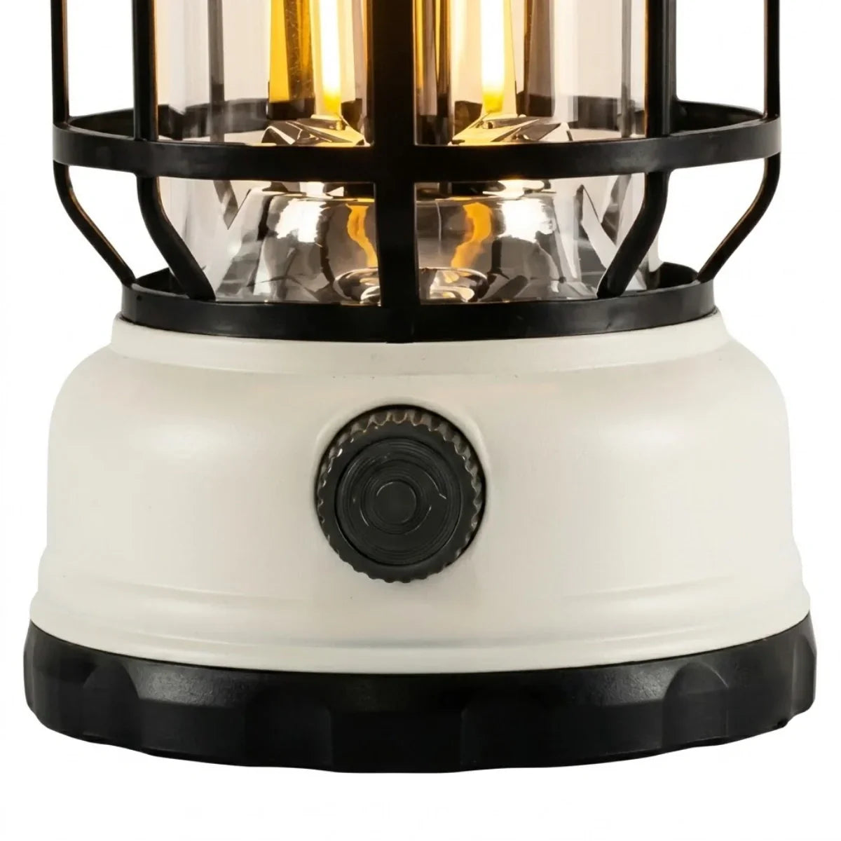 Vintage Outdoor Pathway Lights - Black/White Acrylic Resin Lantern for Terrace - Flindria