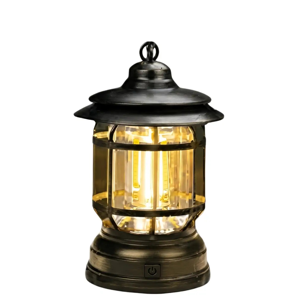 Vintage Outdoor Pathway Lights - Black/White Acrylic Resin Lantern for Terrace - Flindria