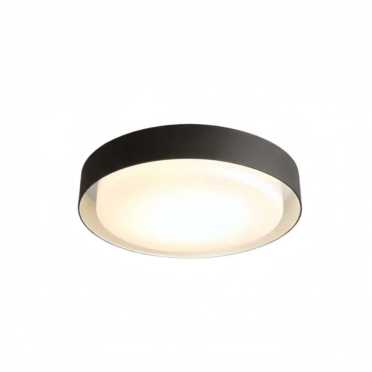 Modern Black Outdoor Ceiling Lights Metal Acrylic Round Outdoor - Flindria