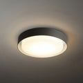 Modern Black Outdoor Ceiling Lights Metal Acrylic Round Outdoor - Flindria