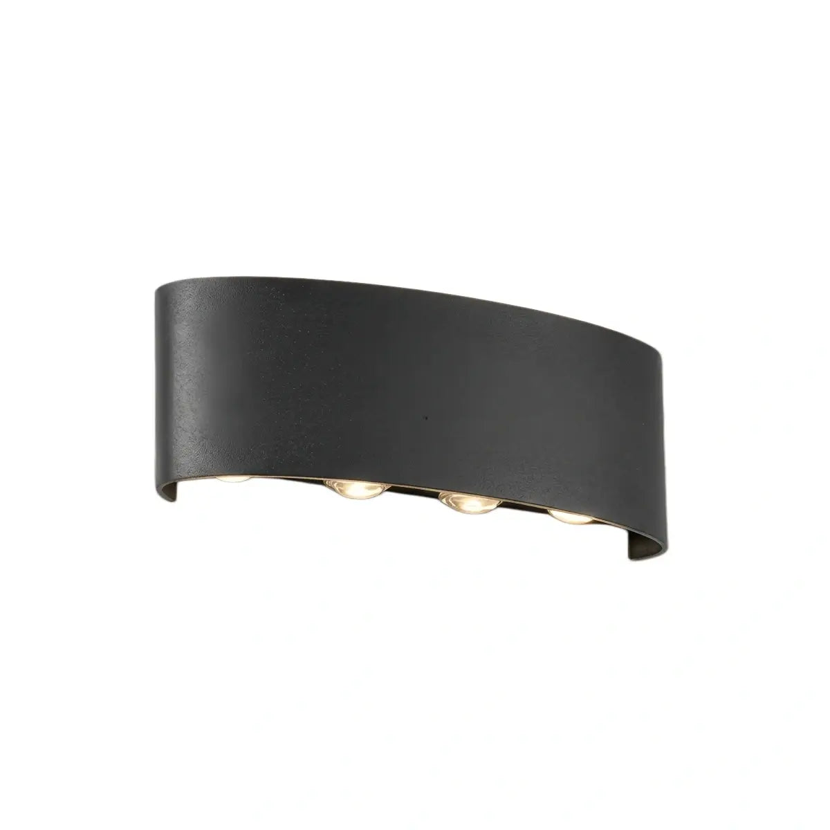 Modern Outdoor Wall Lamp - Black/White Metal Design for Corridor & Garden - Flindria
