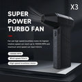 Mini-Turbo-Jet-Lüfter X3 - 130.000 RPM, Windgeschwindigkeiten bis zu 52 m/s