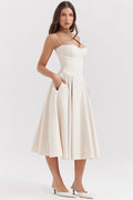 Ashleya korset-sommerkjole — alsidig elegant stil
