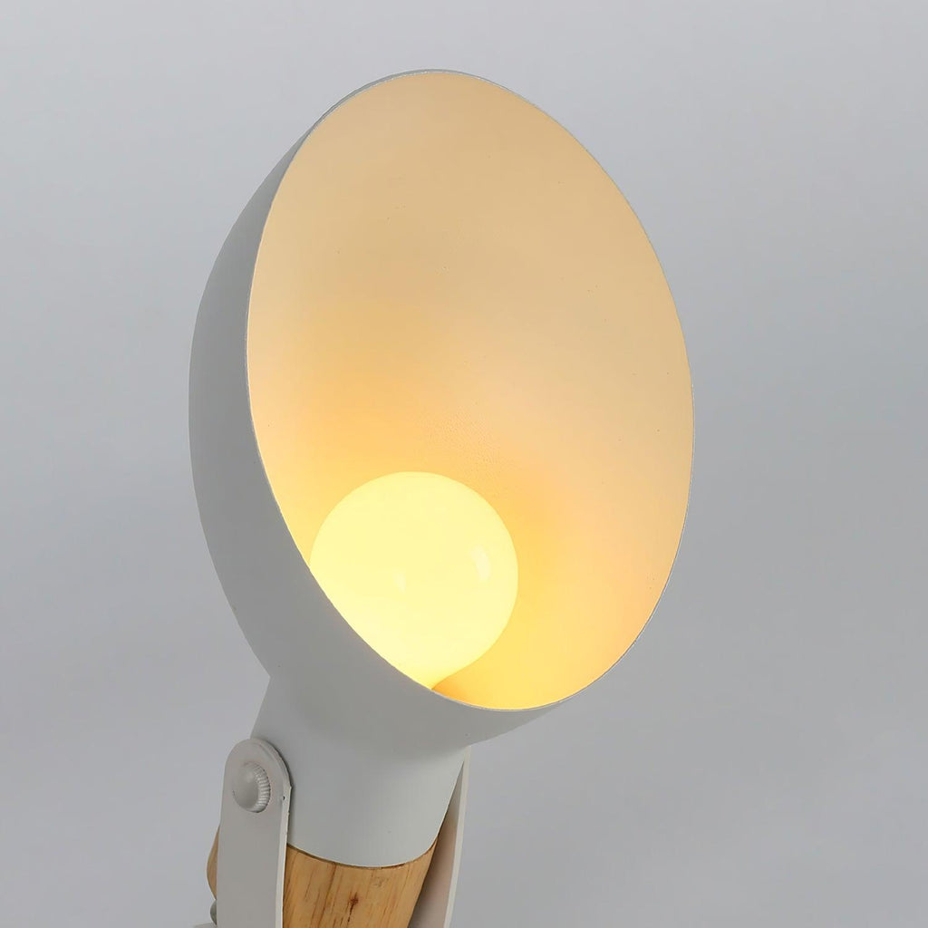 Lampada da parete scandinava in alluminio — Paralume regolabile, design moderno