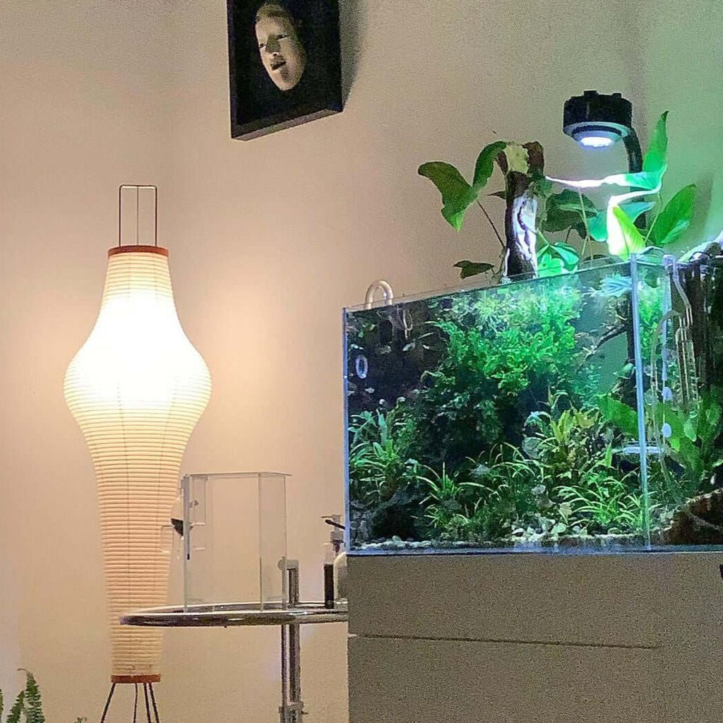 Hikaru – golvlampa i rispapper - japanskinspirerat stämningsljus