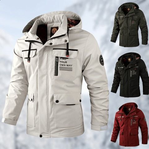 Giacca antivento e impermeabile Alaska da uomo per primavera e autunno