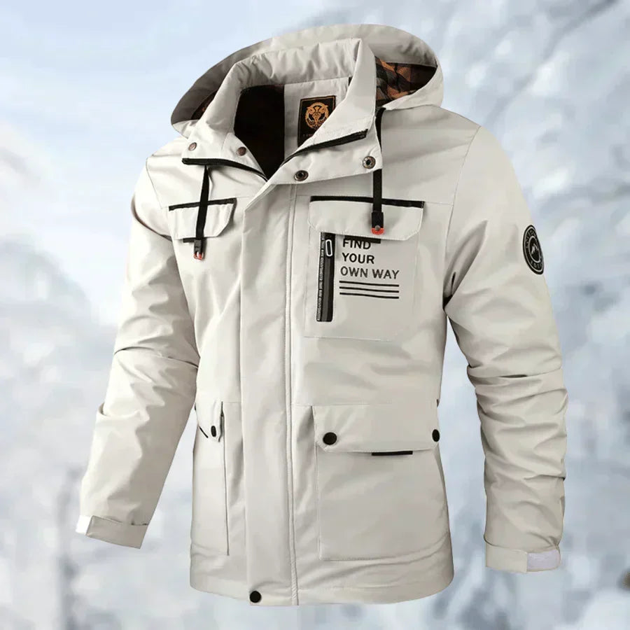 Giacca antivento e impermeabile Alaska da uomo per primavera e autunno