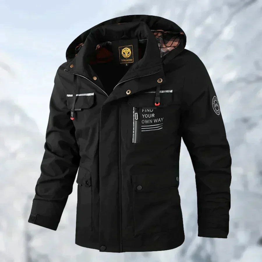 Giacca antivento e impermeabile Alaska da uomo per primavera e autunno