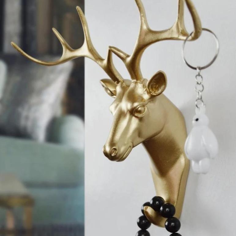 Ganci da parete a forma di animali — organizer decorativo per chiavi, asciugamani e borse