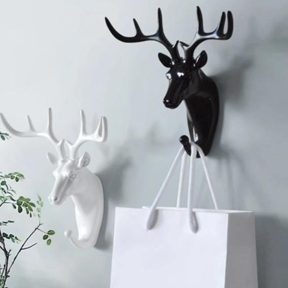 Ganci da parete a forma di animali — organizer decorativo per chiavi, asciugamani e borse