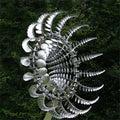 Kinetischer Metall-Windspinner in Windmühlenform — Rostfreie Gartendekoration