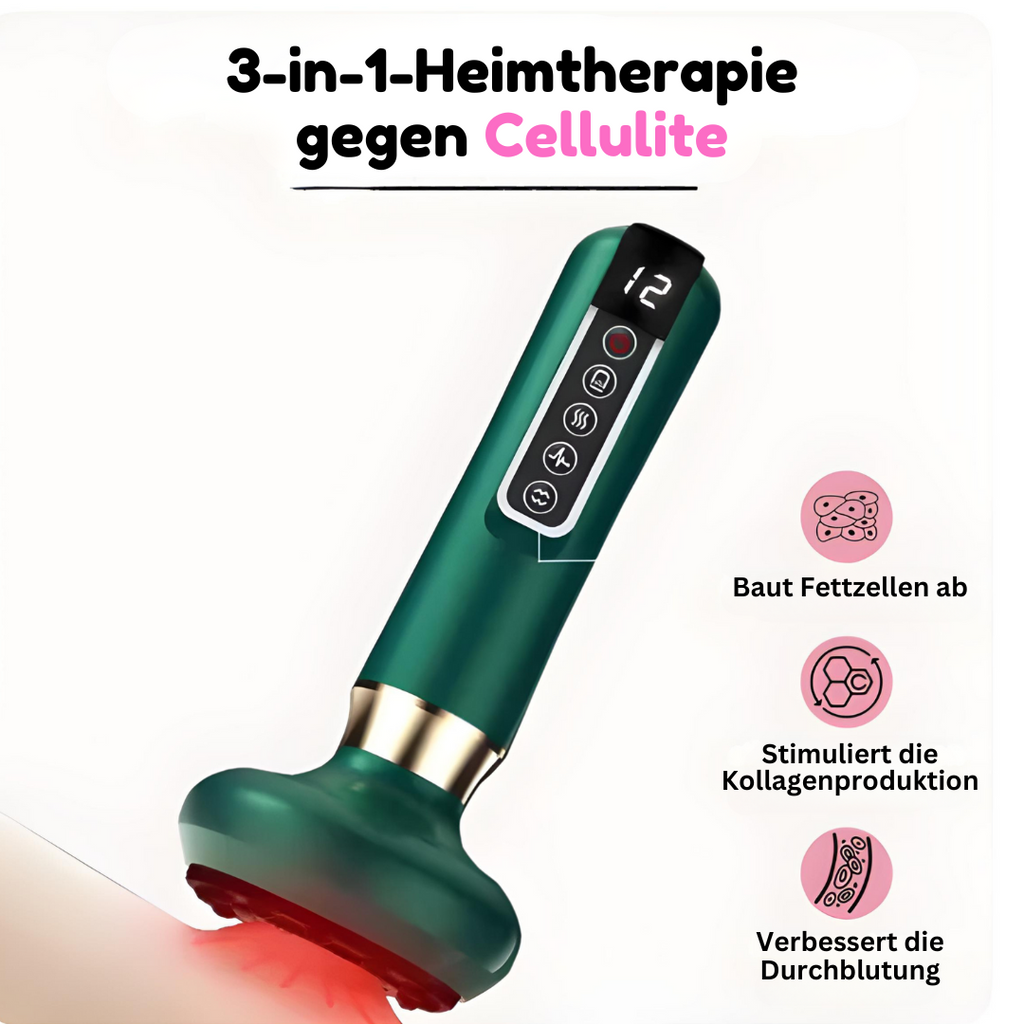 Slimcupp Anti-Cellulite-Schröpfgerät — Infrarottherapie