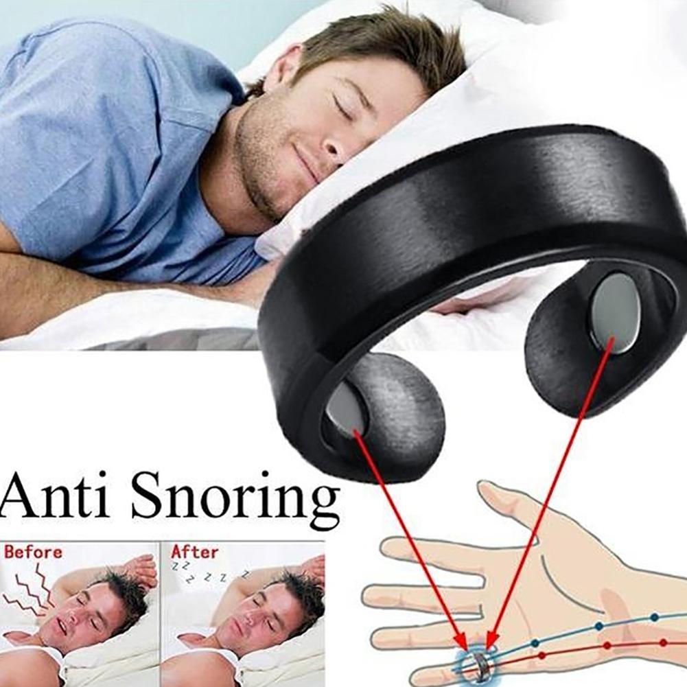 Anel antirronco Stopsnurk — Terapia magnética de acupressão
