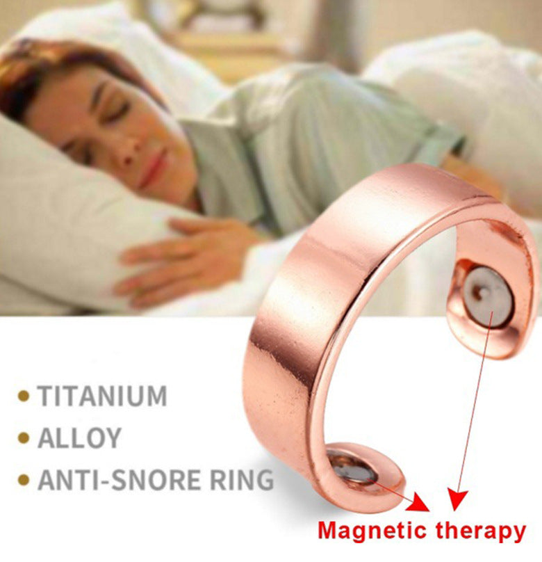 Anel antirronco Stopsnurk — Terapia magnética de acupressão