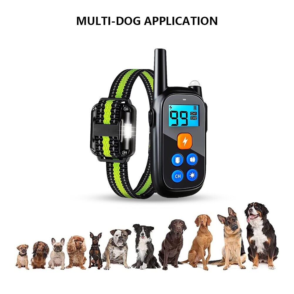 Elektrisches Anti-Bell-Fernhalsband mit Stromimpuls für Hundetraining