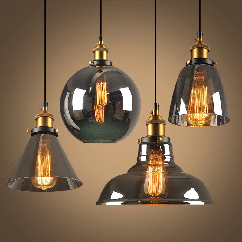 Pendant Light From Lyra Glass With Adjustable Cord For Any Space