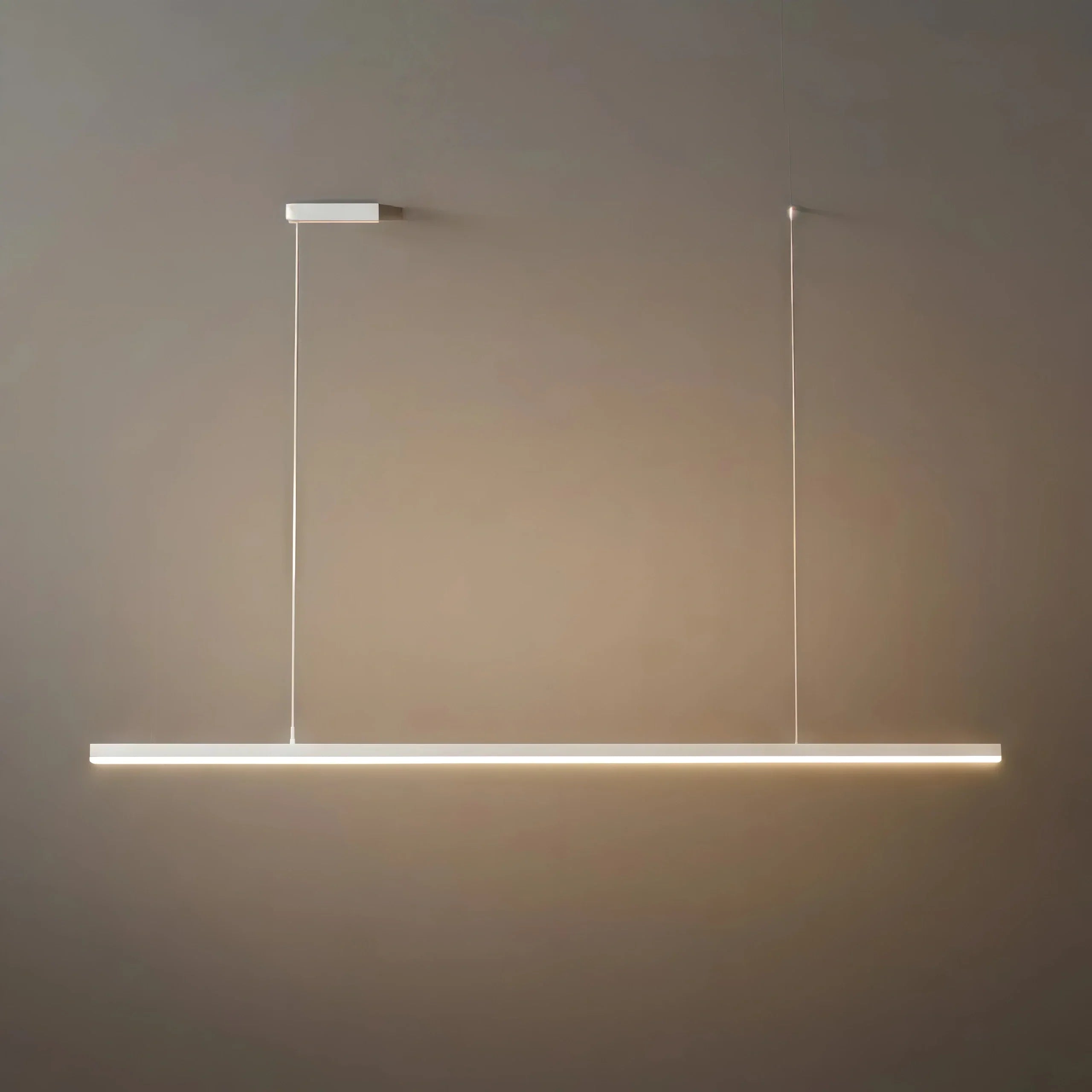 Modern LED Pendant Light – White/Black Metal/Glass for Dining Room - Flindria