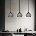 Luma Glas-Pendelleuchte mit nordischem Retro-Glühen