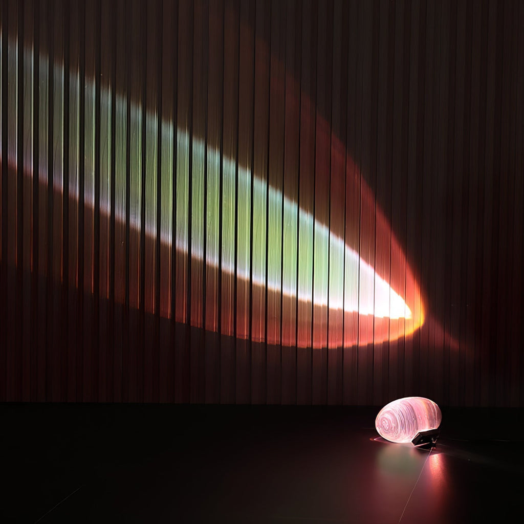 Lume Glasglobus Tischlampe mit Metallbasis für warmes Ambiente