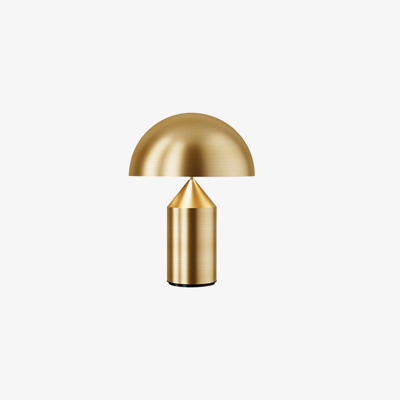 Atollo geometrisk bordslampa i metall - ikonisk italiensk design