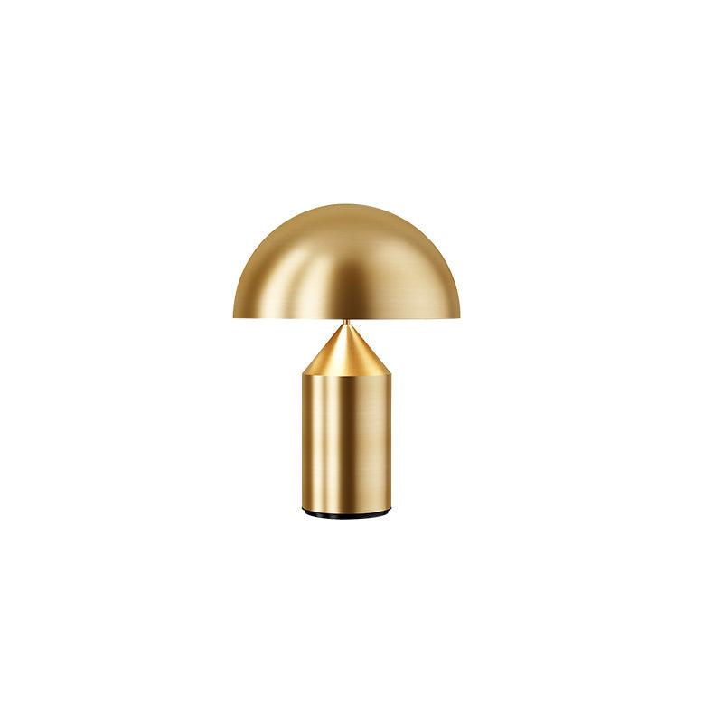 Atollo geometrisk bordslampa i metall - ikonisk italiensk design