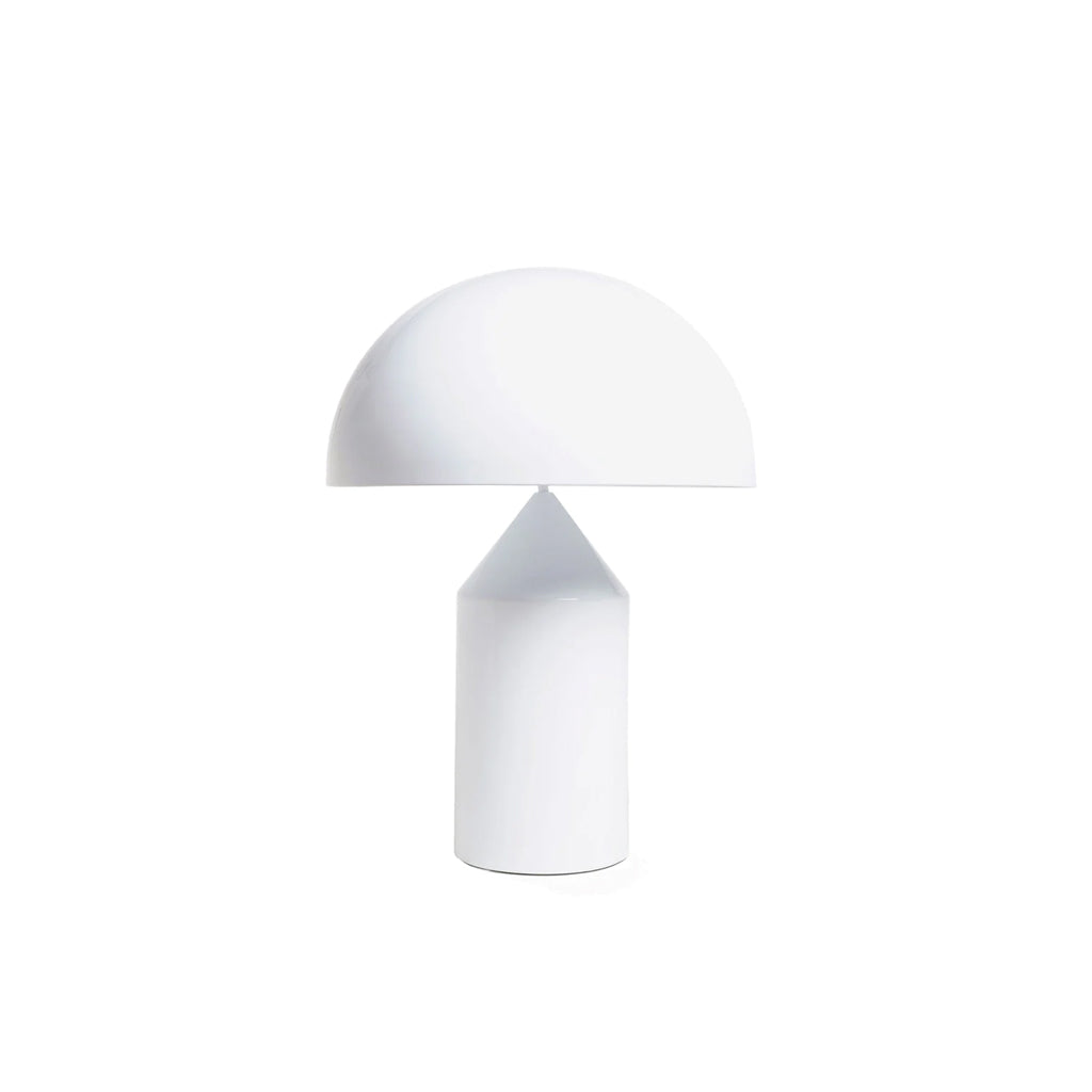 Atollo geometrisk bordslampa i metall - ikonisk italiensk design